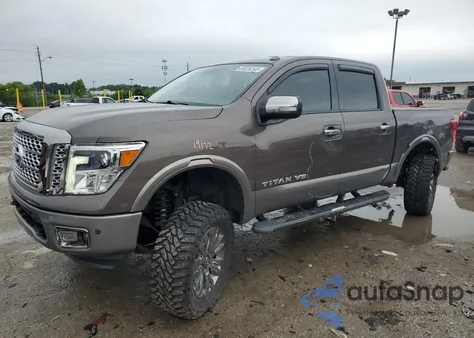 2018 Nissan Titan Sv из США, поврежденный, VIN 1N6AA1E51JN509060